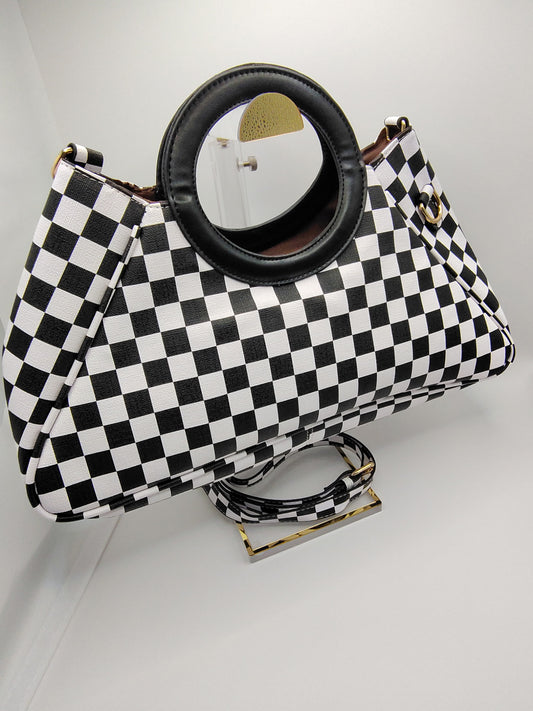 Checkered Purse